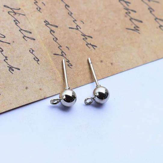 Copper-Plated Earring Hooks" can be rewritten as "Stylish Copper-Plated Earring Hooks.