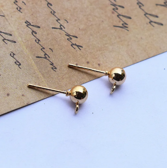 Copper-Plated Earring Hooks" can be rewritten as "Stylish Copper-Plated Earring Hooks.