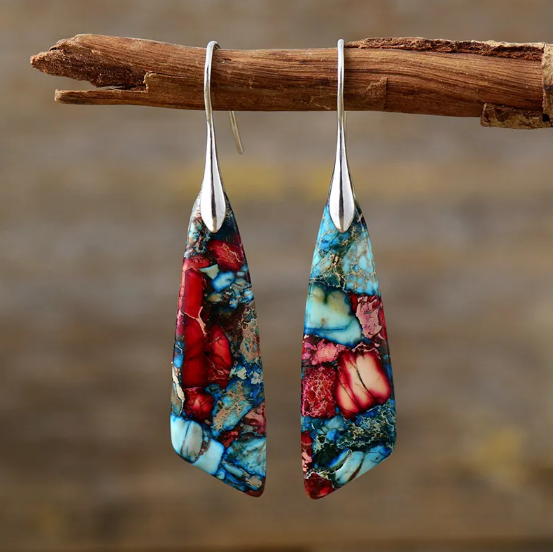 Emperor Gemstone Earrings