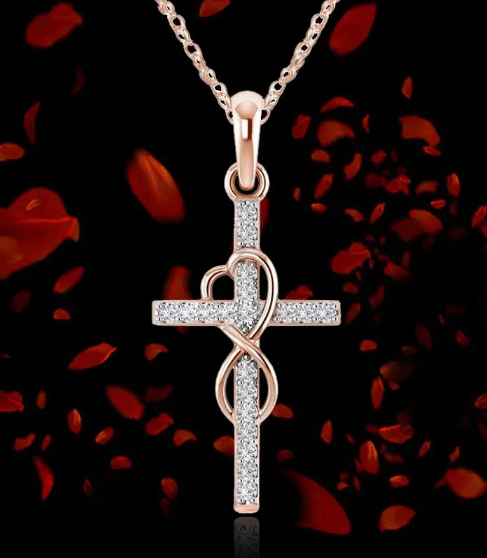 Diamond Cross Pendant Necklace