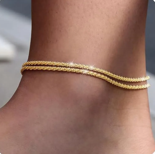 Beach-Ready Chain Ankle Bracelet
