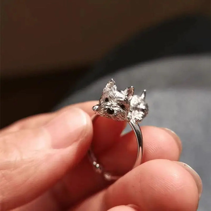 Adjustable Vintage-Inspired Dog Ring