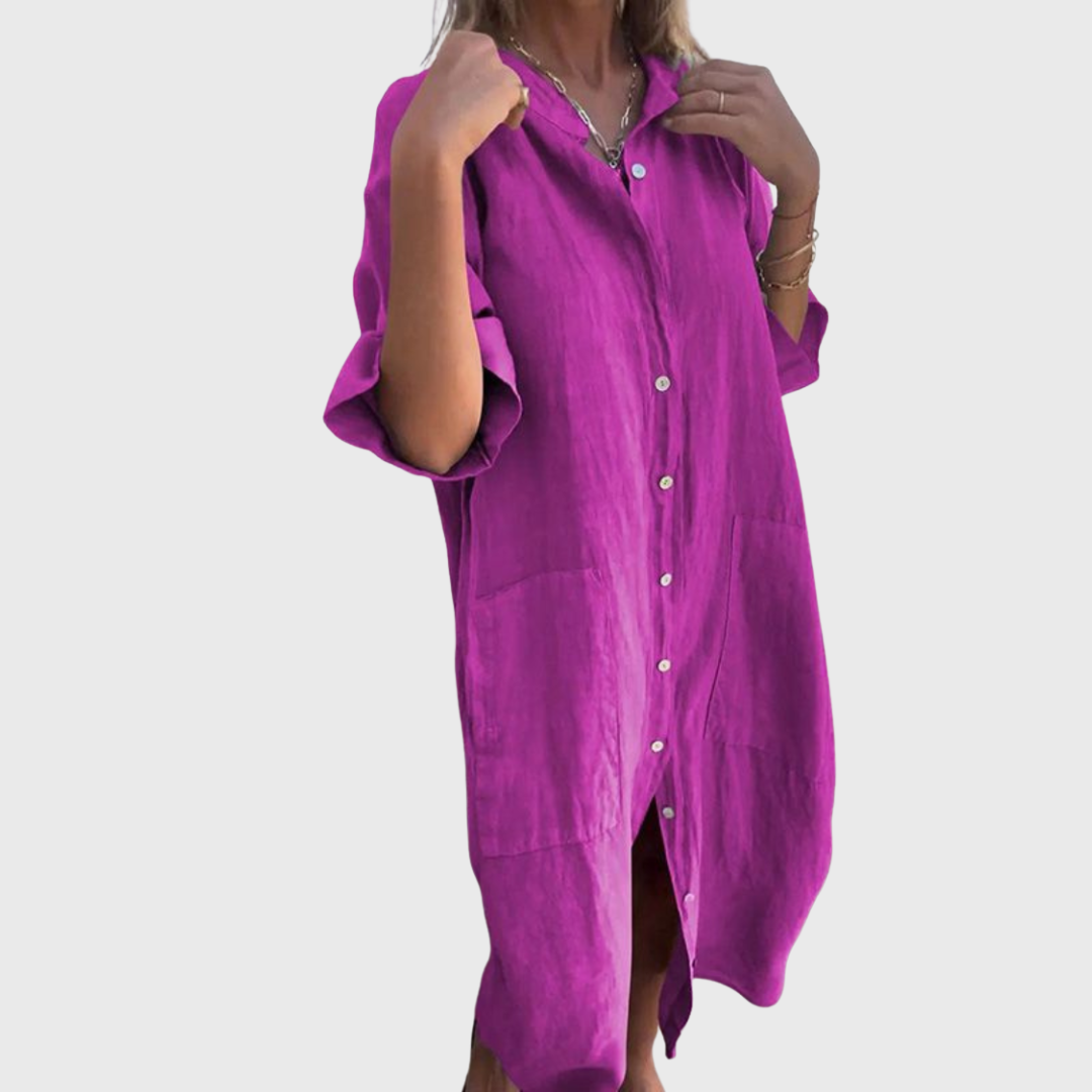 Calixa | Elegant Shirt Dress