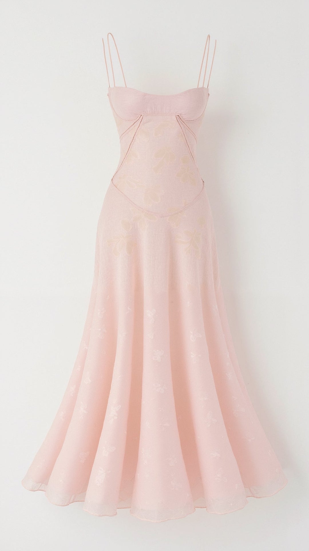 Mary Floral Jacquard Maxi Dress