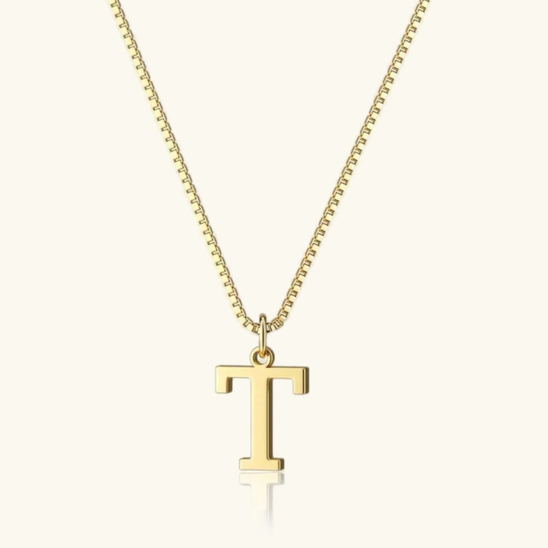 Gold Initial Necklace