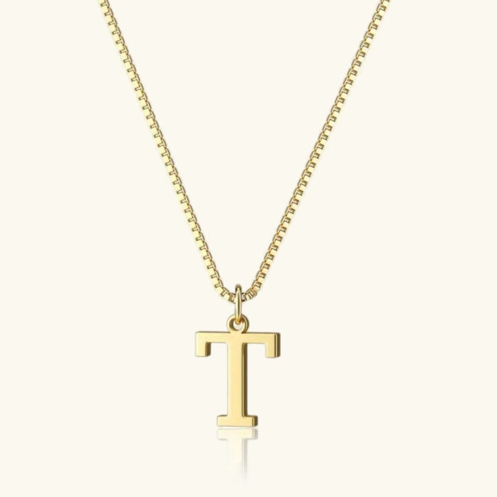 Gold Initial Necklace