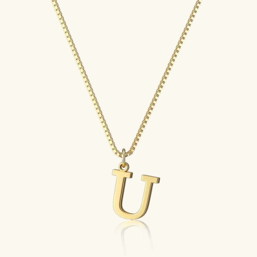 Gold Initial Necklace
