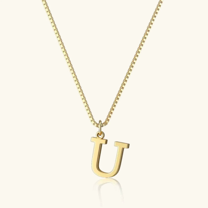 Gold Initial Necklace