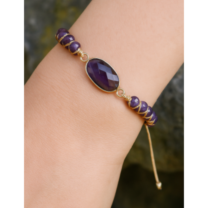 Chic Amethyst Bracelet