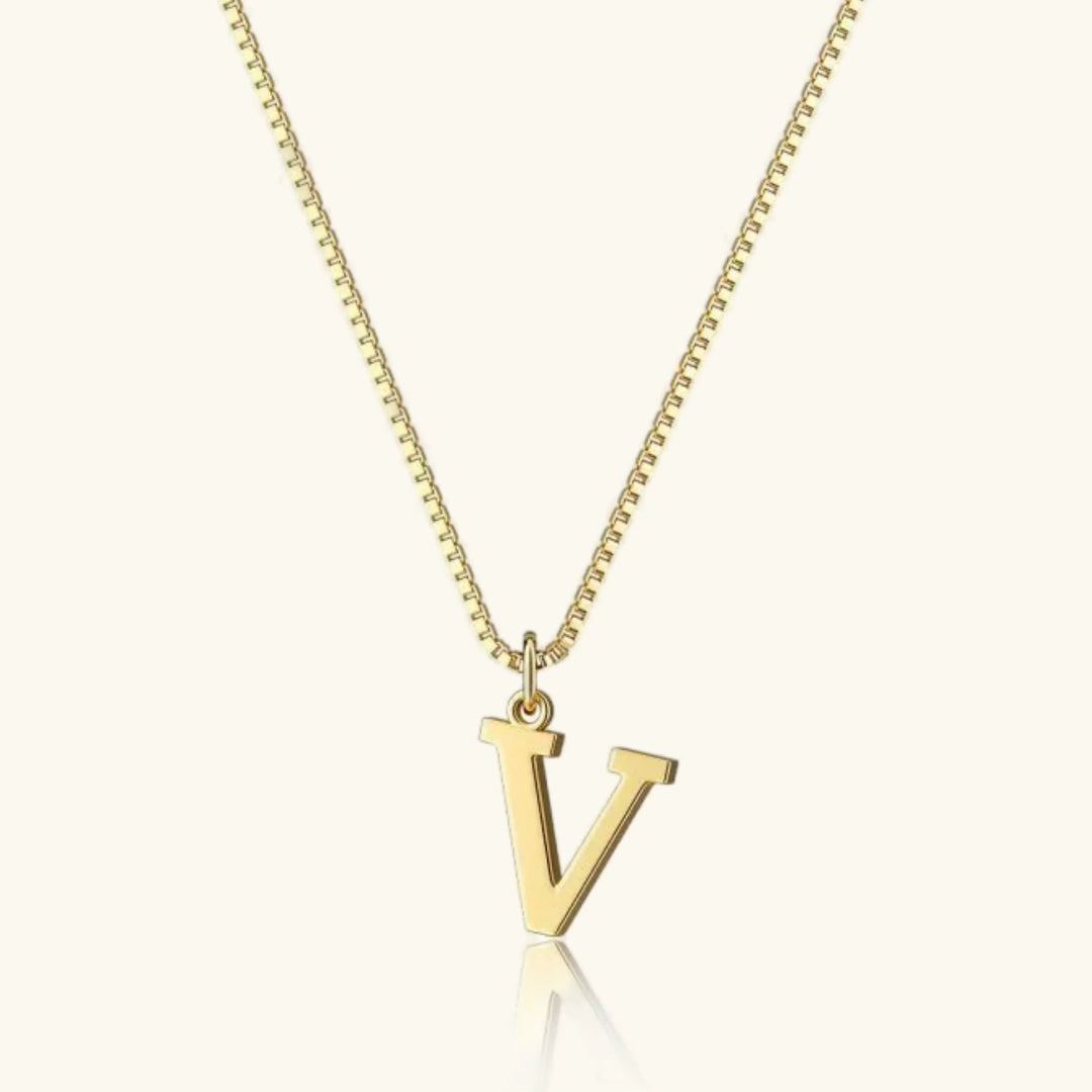 Gold Initial Necklace