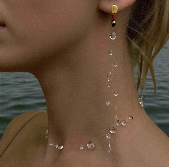 Water Drop Necklace Set" can be rewritten as "Elegant Water Drop Necklace Set.