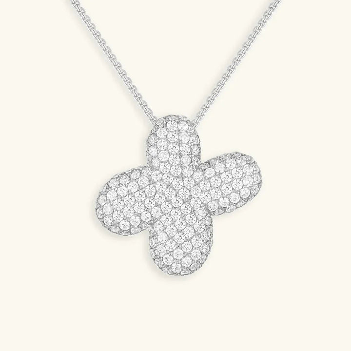 Initial Bubble Diamond Necklace