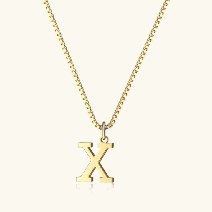 Gold Initial Necklace