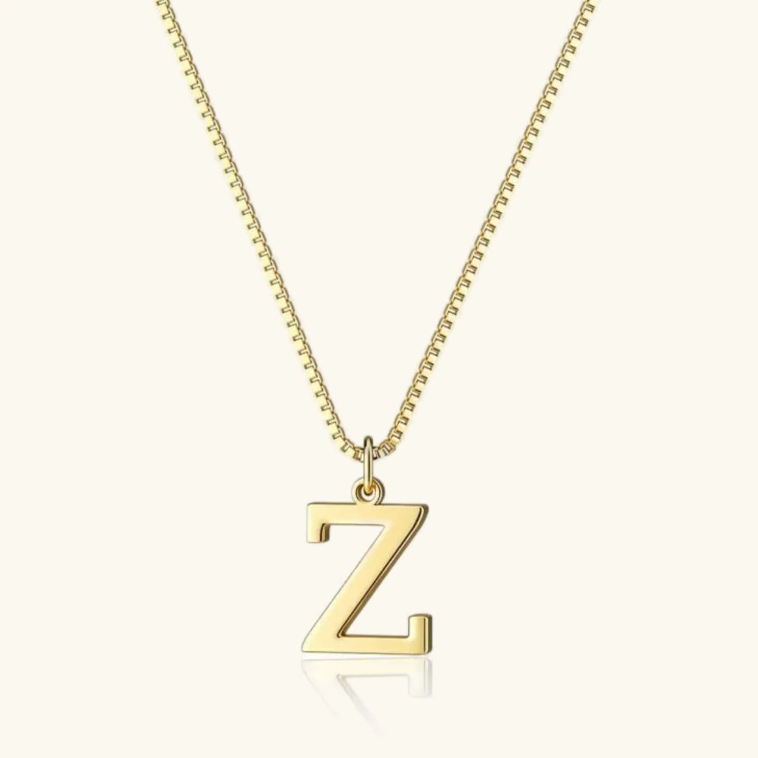 Gold Initial Necklace