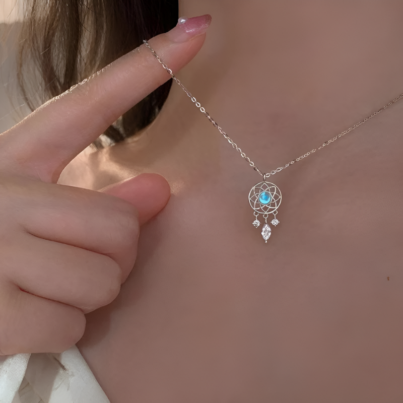 Dreamcatcher Moonstone Necklace