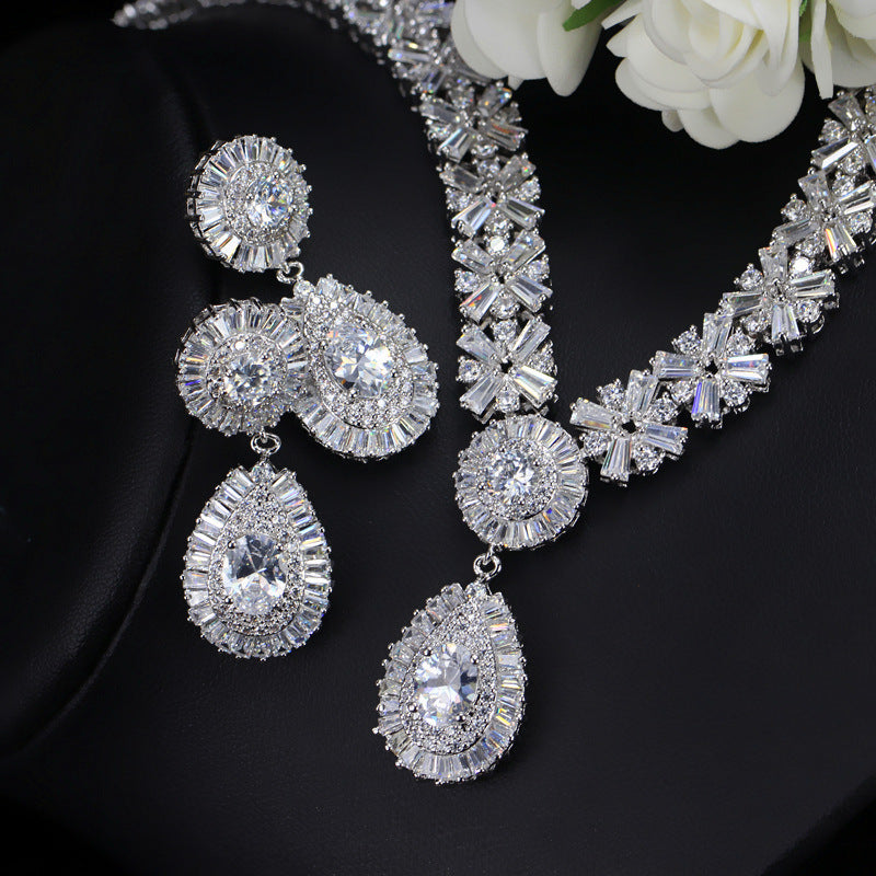Celestial Jewelry Set: Earrings & Necklace