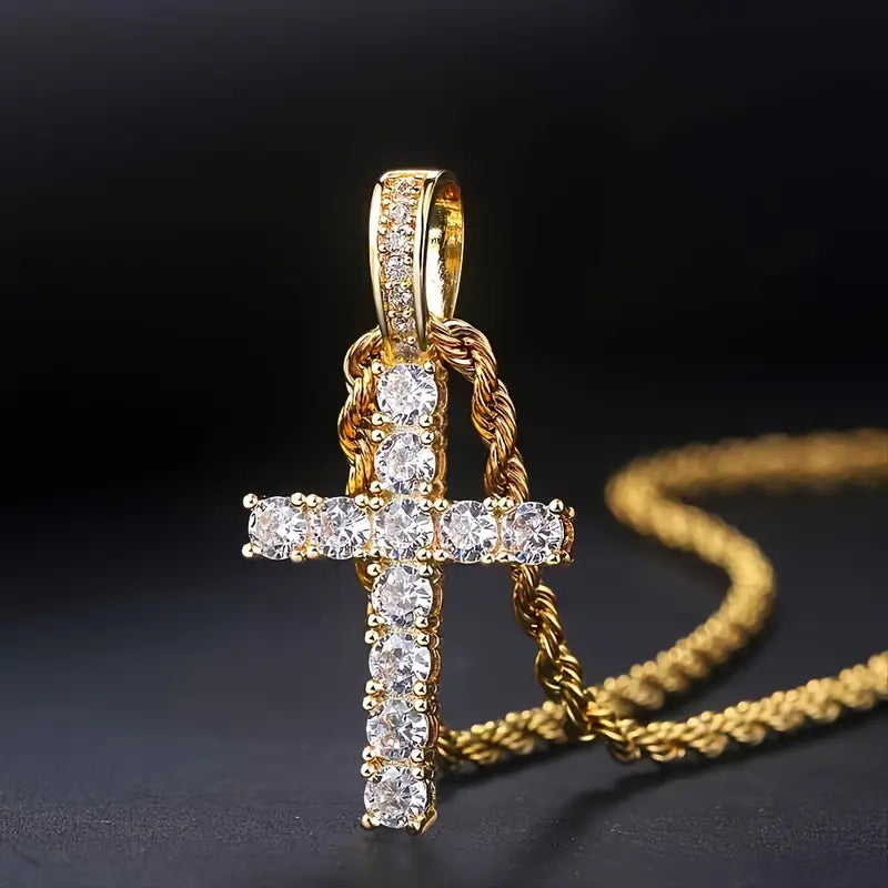Cross Pendant Necklace" can be rewritten as "Elegant Cross Pendant Necklace.