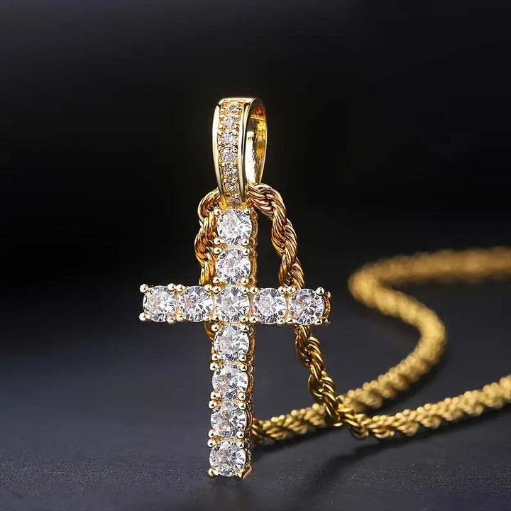 Cross Pendant Necklace" can be rewritten as "Elegant Cross Pendant Necklace.