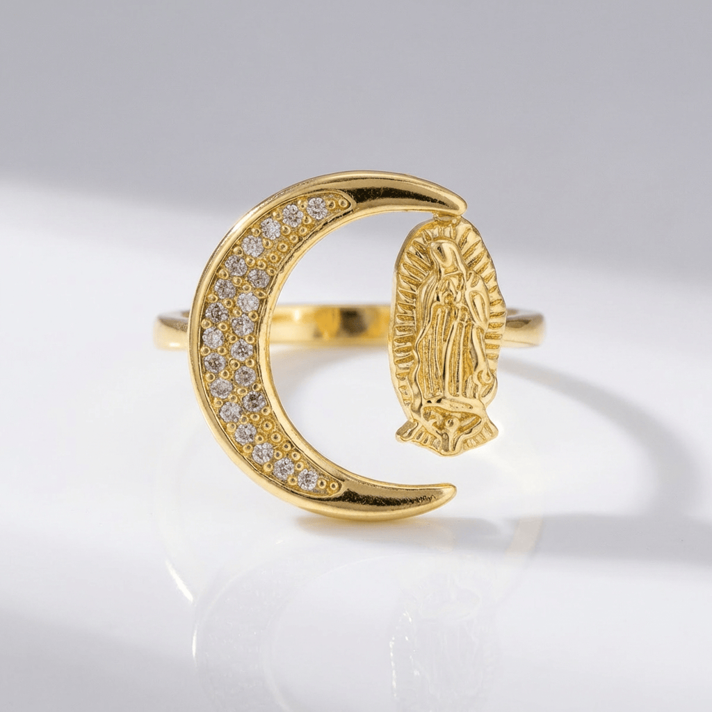 Adjustable Silver Trinity Faith Ring