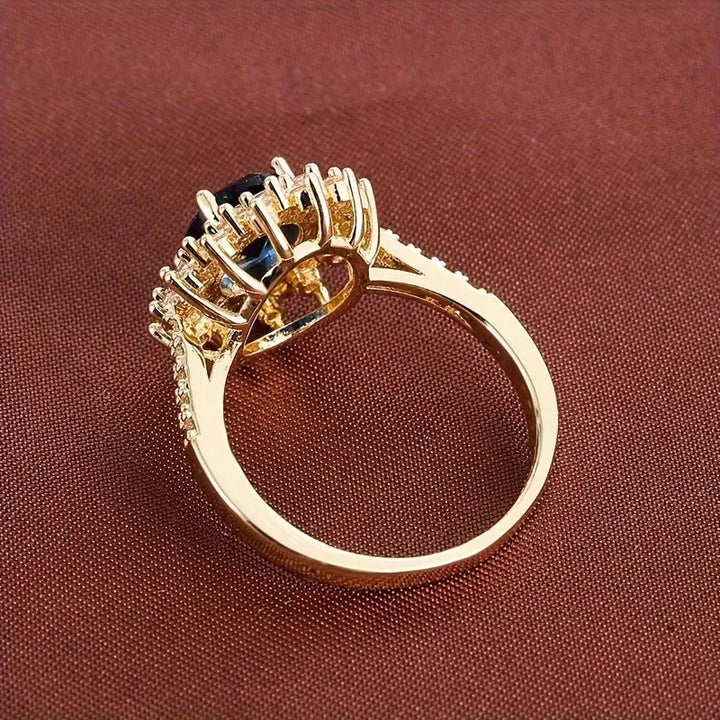 Sapphire Gold Ring