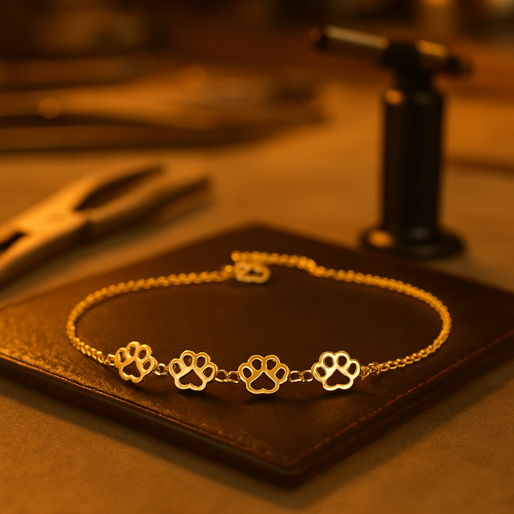 Paw Print Charm Bracelet