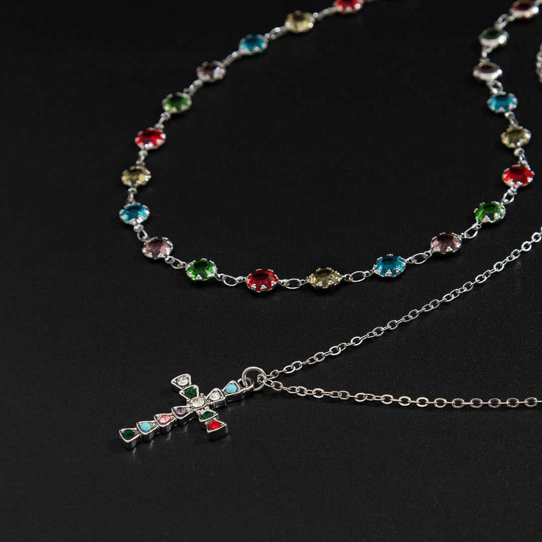 Vibrant Cross Pendant