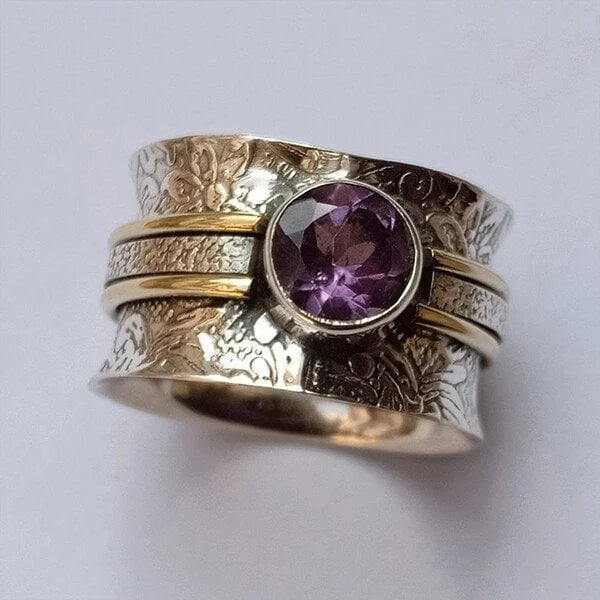 Bohemian Crystal Meditation Ring" can be rewritten as "Boho Crystal Meditation Ring.