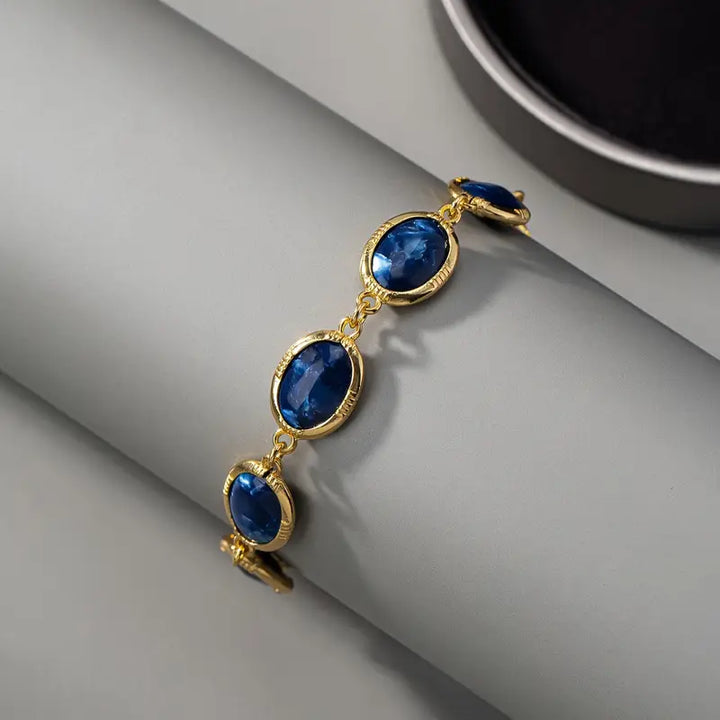 Glacial Soul Gold Cuff Bracelet