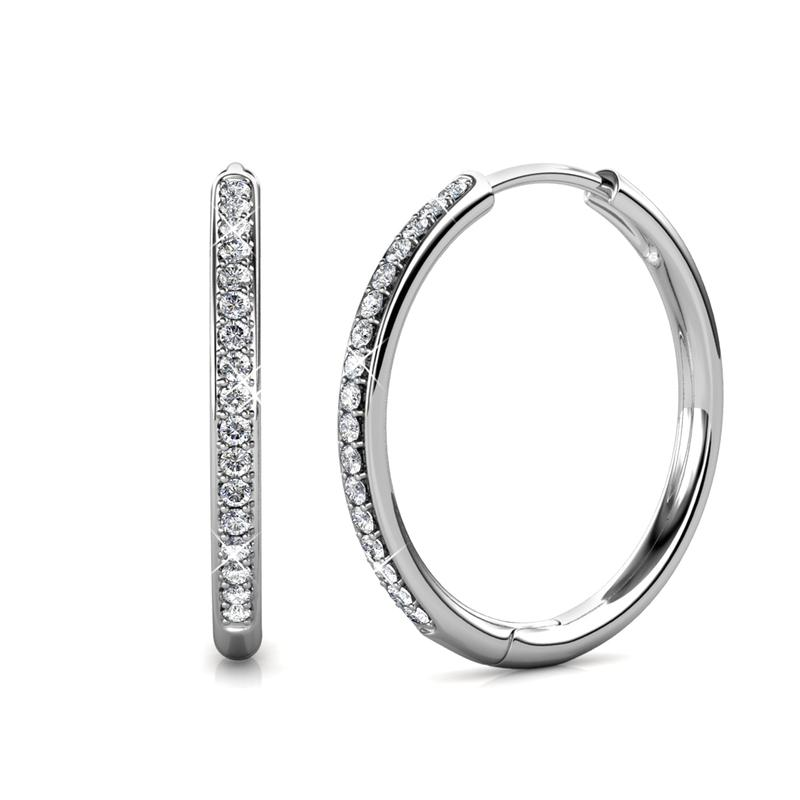 Diana Gold Pavé Earrings