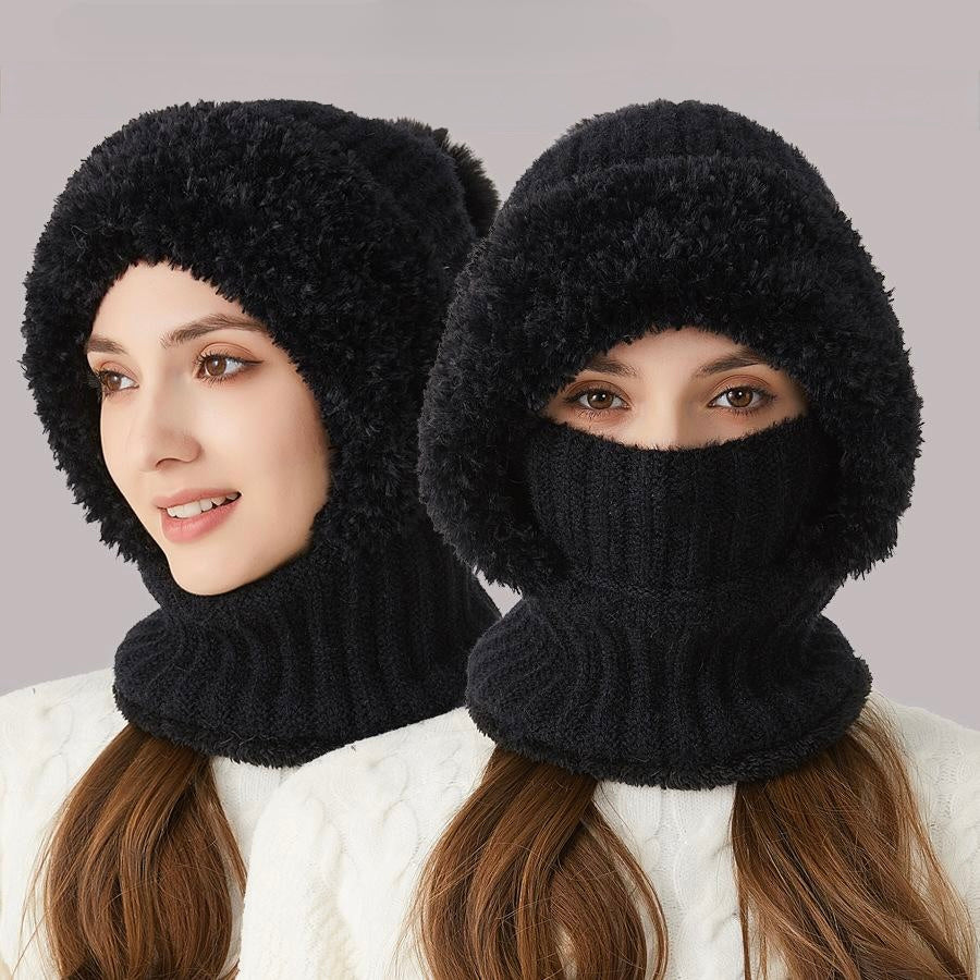 Amélie | Cozy Fluffy Hat with Pom-Pom