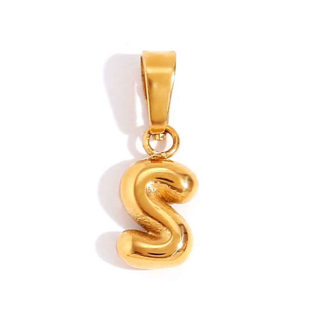 Trendy Bubble Letter Collar