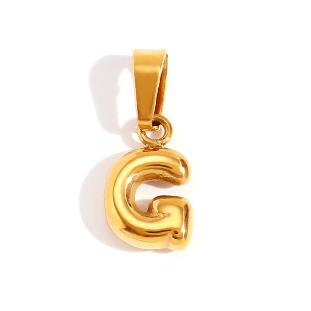 Trendy Bubble Letter Collar