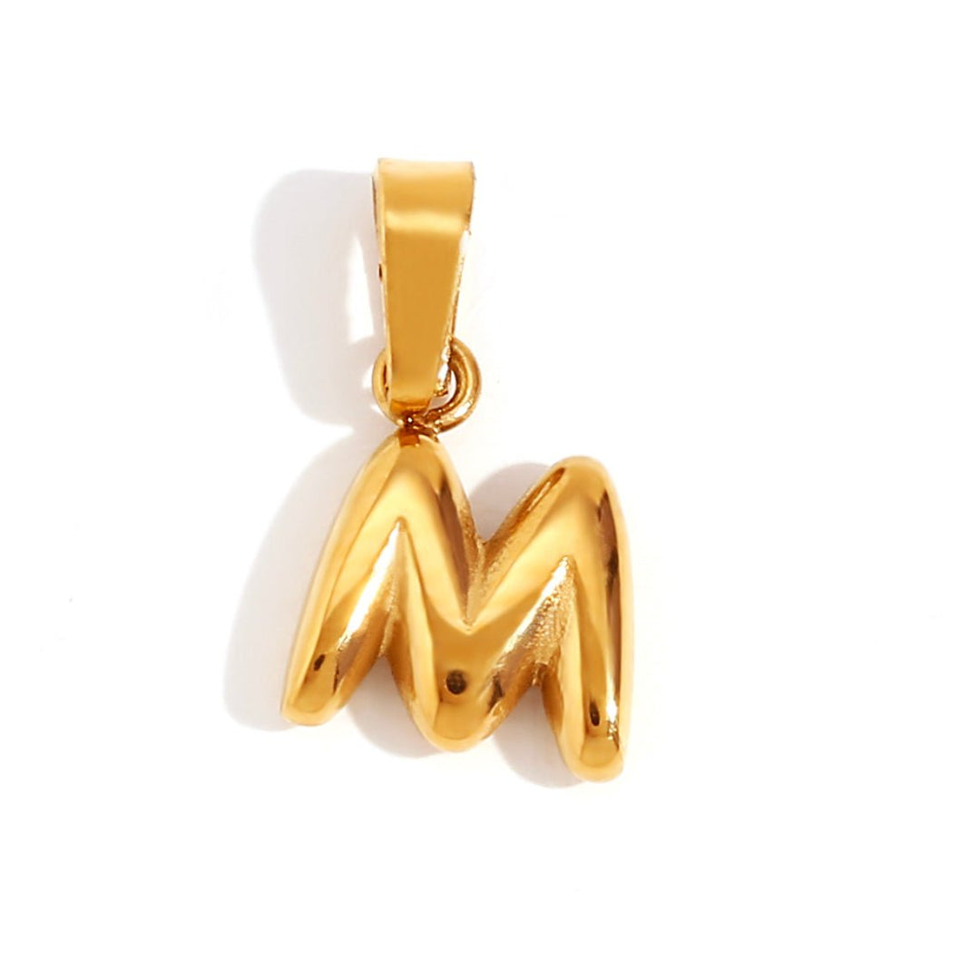Trendy Bubble Letter Collar