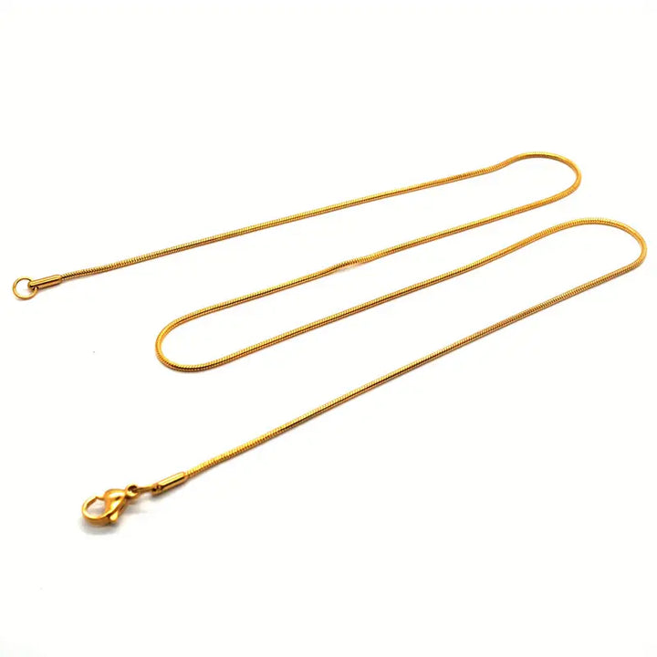 Minimalist Braided Stainless Steel Necklace