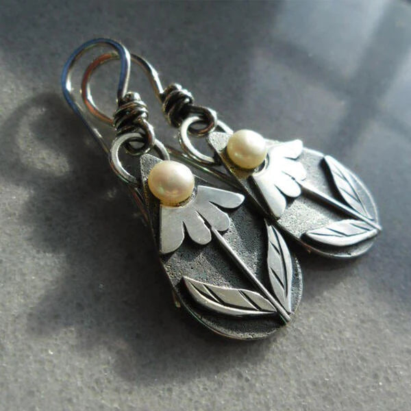 Floral Teardrop Earrings