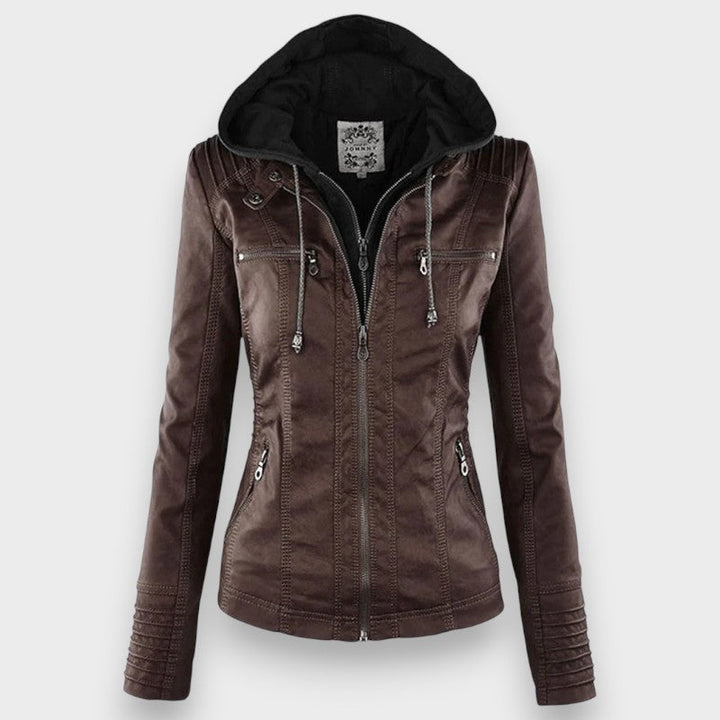 Leni | Leather Biker Jacket