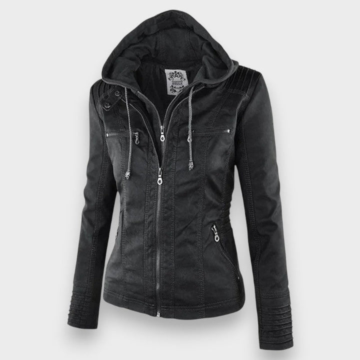 Leni | Leather Biker Jacket