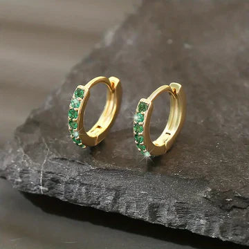 Coastal-Inspired Gold Pendant Earrings