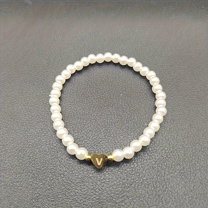 Charming Initial Heart Bracelet