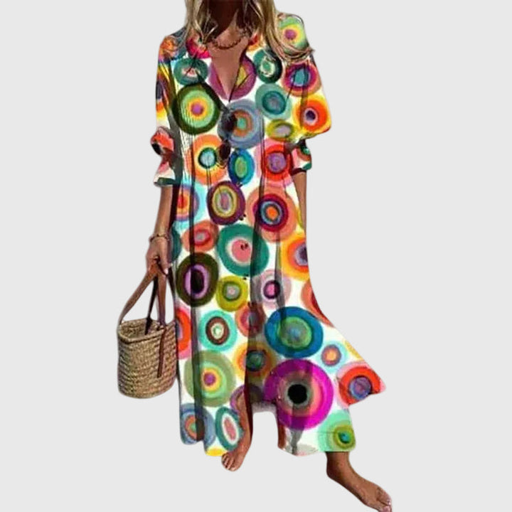 Zaria | Chic Bohemian Maxi Dress