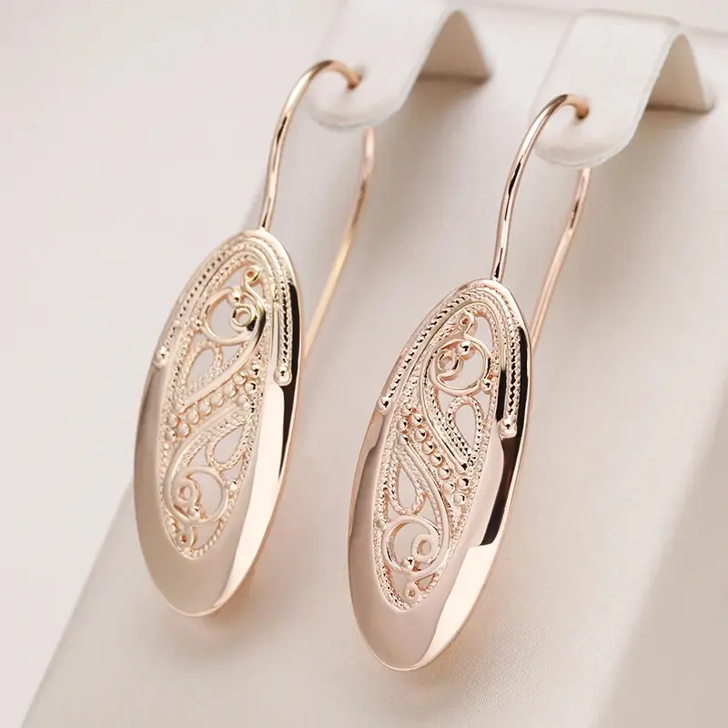 Chic Cut-Out Gold Earrings