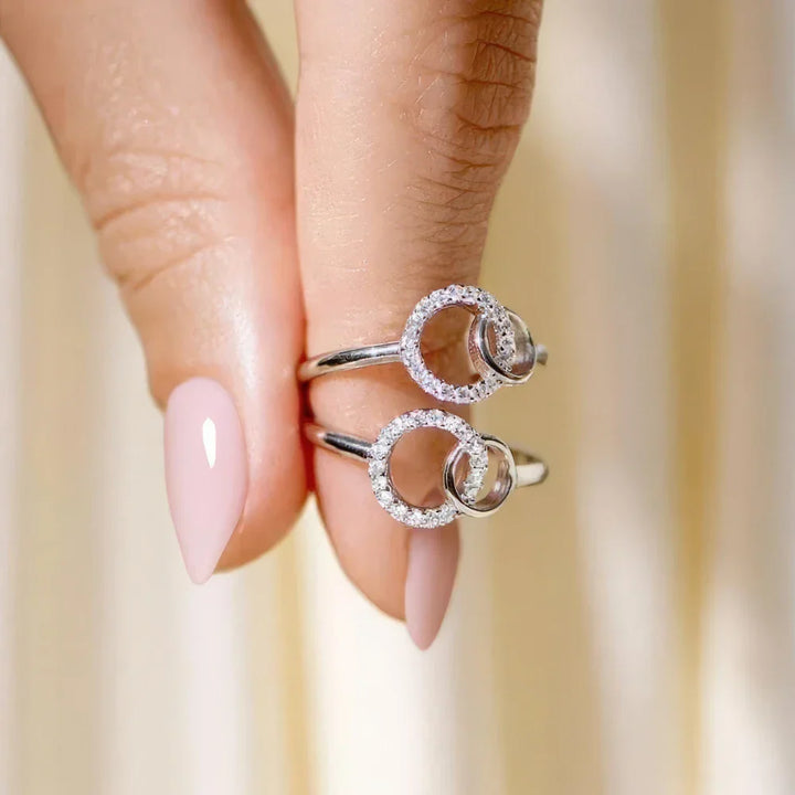 Sisters Forever Adjustable Ring – Big Sister & Little Sister