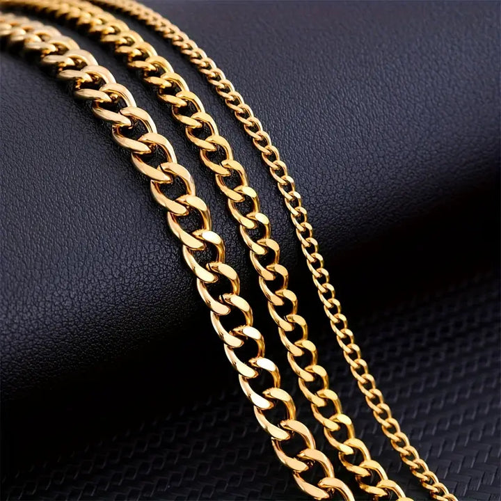 Men's Minimalist Cuban Chain Necklace