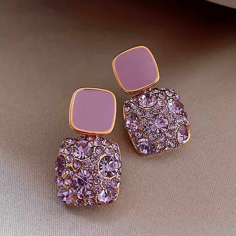 Square Drop Earrings