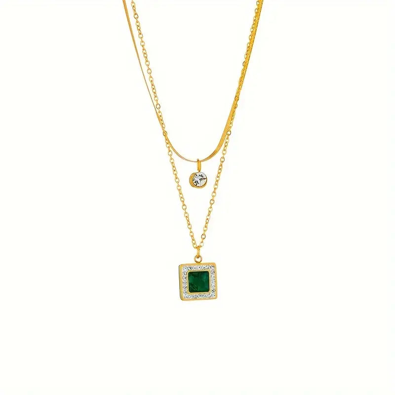 Emerald Tirena Necklace