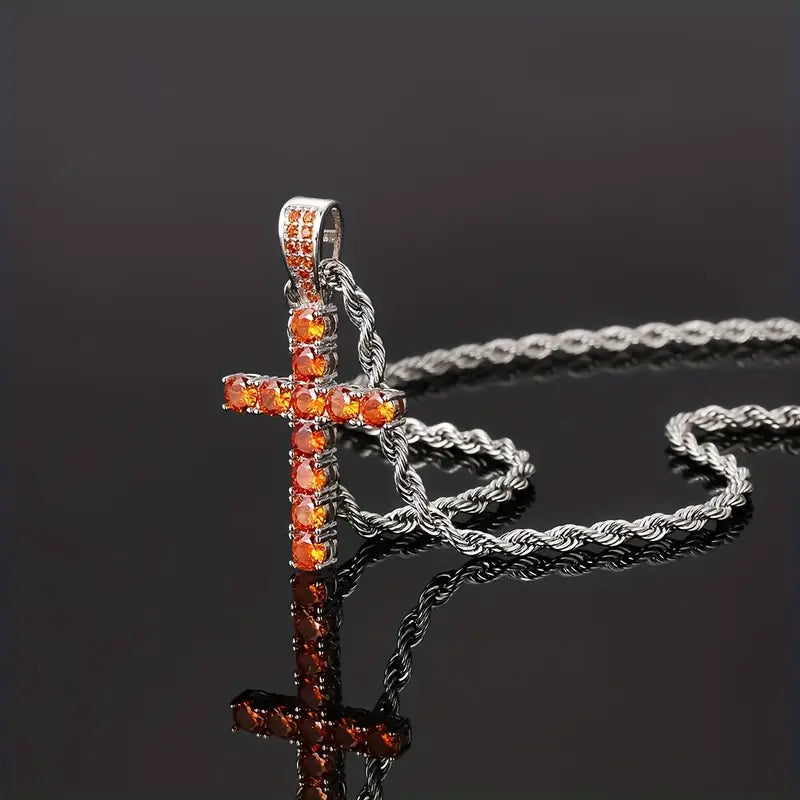 Cross Pendant Necklace" can be rewritten as "Elegant Cross Pendant Necklace.