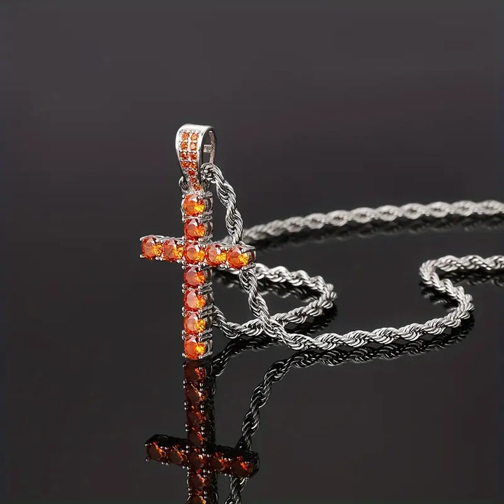 Cross Pendant Necklace" can be rewritten as "Elegant Cross Pendant Necklace.