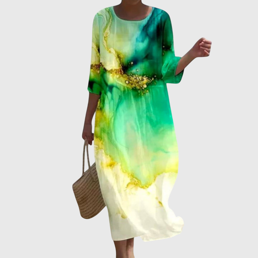 Hayley™ | Elegant Floral Long Robe