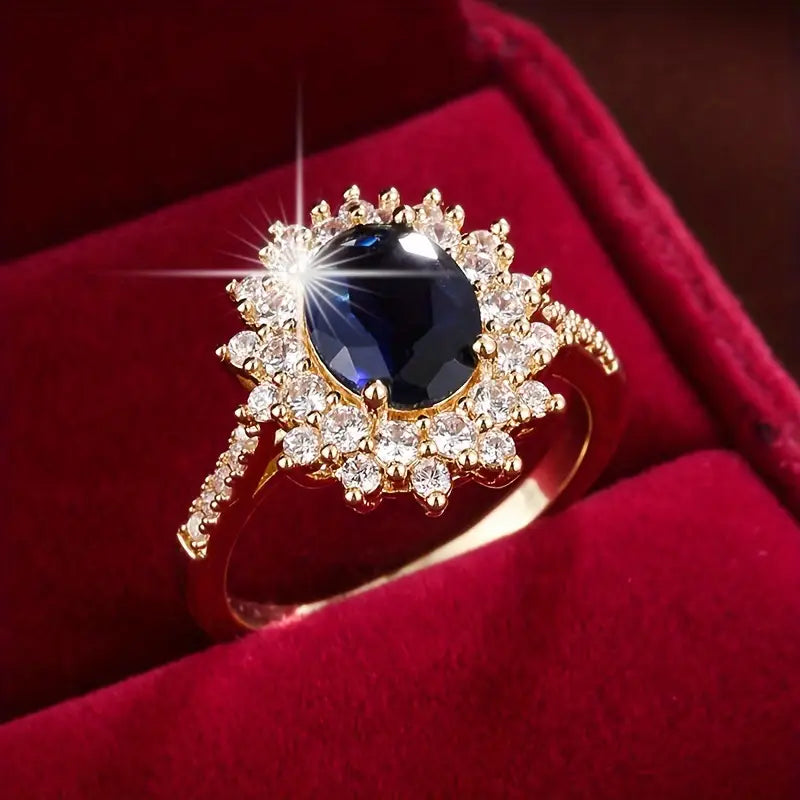 Sapphire Gold Ring