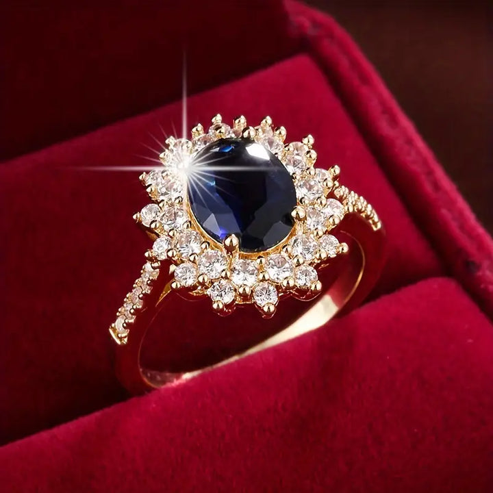 Sapphire Gold Ring